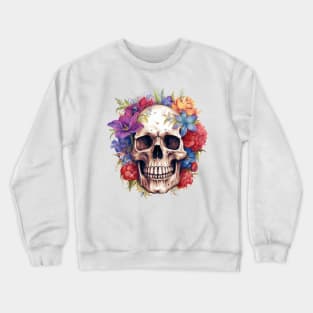 ornate skull Crewneck Sweatshirt